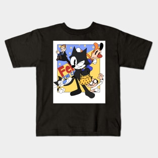 Felix the Cat! (Twisted Ver.) Kids T-Shirt